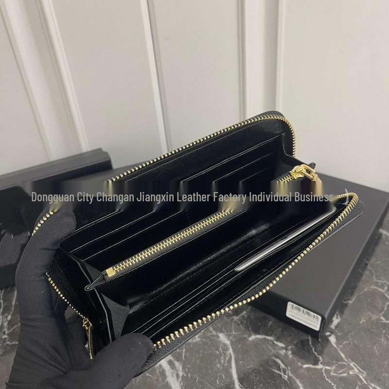 Prada 25 Unisex Läderkuvertväska: Stor kapacitet, Flerkortsplatser, Handväska Plånbok av Hög Kvalitet