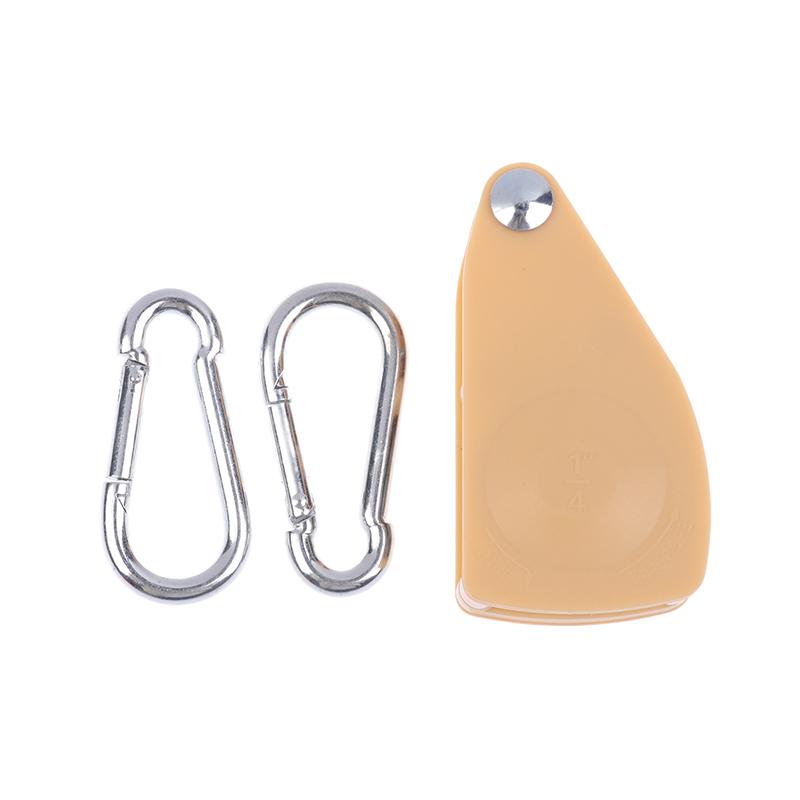 

(YOUU06)1Pc Pulley Tensioner +2 Hook Windproof Rope Adjuster Buckle For Tent Rope Hanger With Ratchet Tie-Down Camping Gear