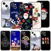 Christmas New Year Phone Phone Case For iPhone Apple 15 14 13 12 11 Pro Max Mini 7 8 Plus XR XS X SE 2020 Black Silicone Cover