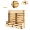 Wall Mount Model Paint Storage Organizer Multipurpose for Hobby Craft Tool Easily Install Save Space
