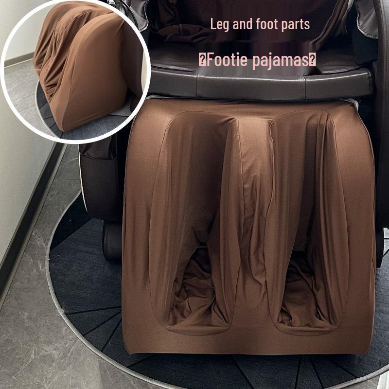 Elastic Washable Solid Color Foot Cover for Massage Chair Legs Integrated Foot Cover