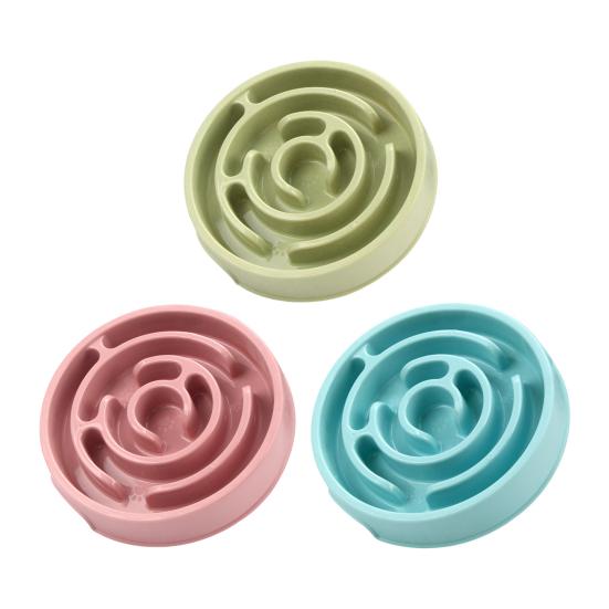 Slow Feeder Dog Bowl Slow Feeding Pet Bowl Maze Puzzle Bowl Prevents Choking Gulping for Dogs And Cats Healthy Eating