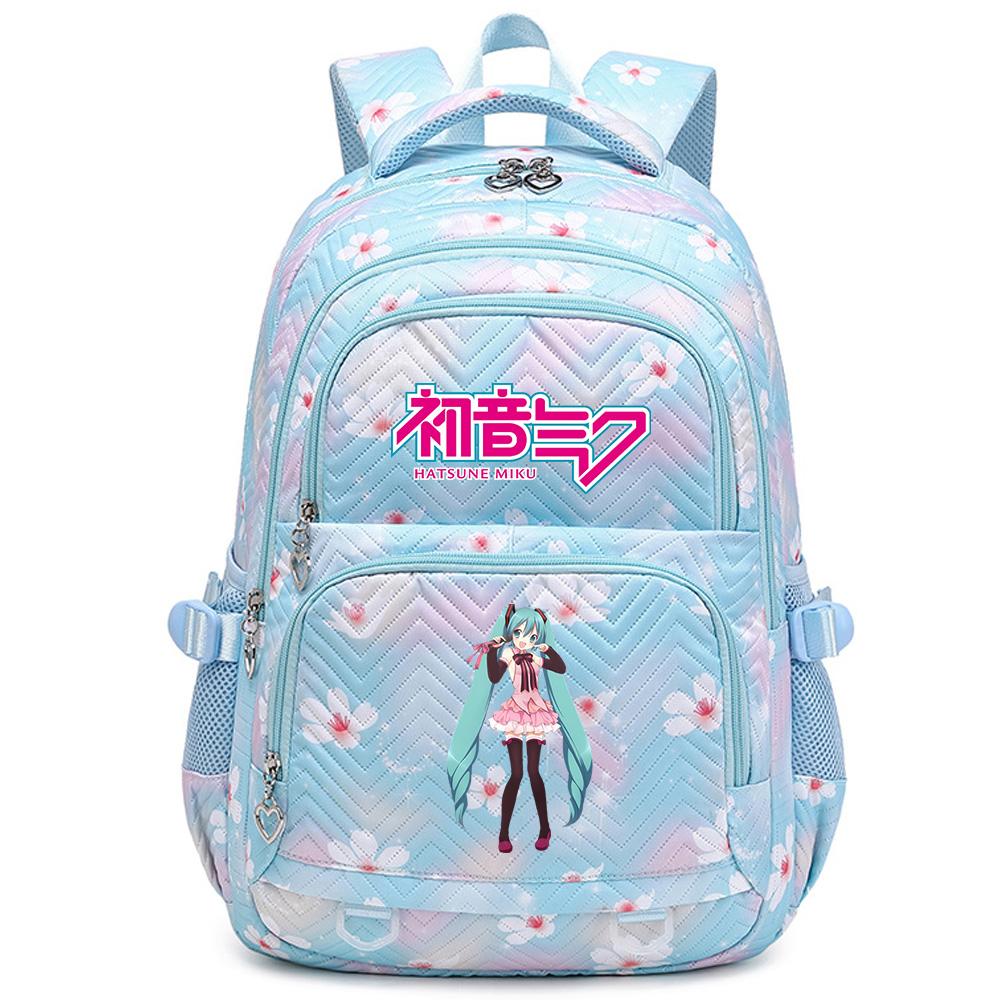 Anime Hatsune Miku Printed School Backpack Student Teenager Bookbag for Boy Girl Women Large Capacity Waterproof Backpack Travel Mochila Escolar
