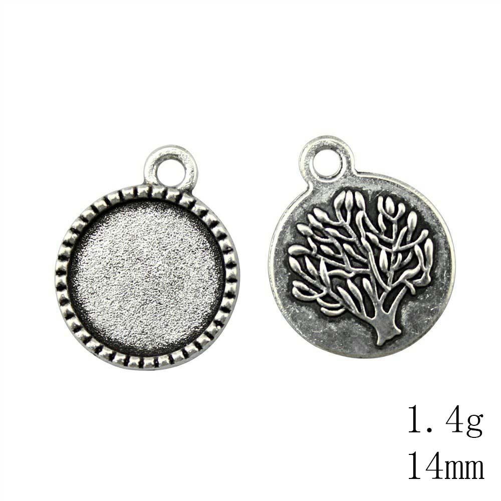 Back To School Jewelry And Accessories Fit Round 16mm Glass Cabochon Base Setting Tray Accessories Parts Items Accessories Accessories