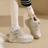 Fleece high-top snow boots women's winter new student ins thermal casual shoes cotton shoes K
