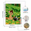 5D Diy Diamond Painting Bambi The Fawn and Skunk Full Drill Rhinestones Mosaic Embroidery Handmade Products Home Decor Gift