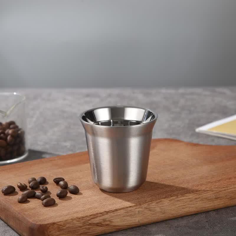 Double-Layer Stainless Steel Espresso Cup