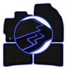 CARLUX-BLUE Car Mats For: Toyota Prius III XW30 Hatchback (2011-2015)