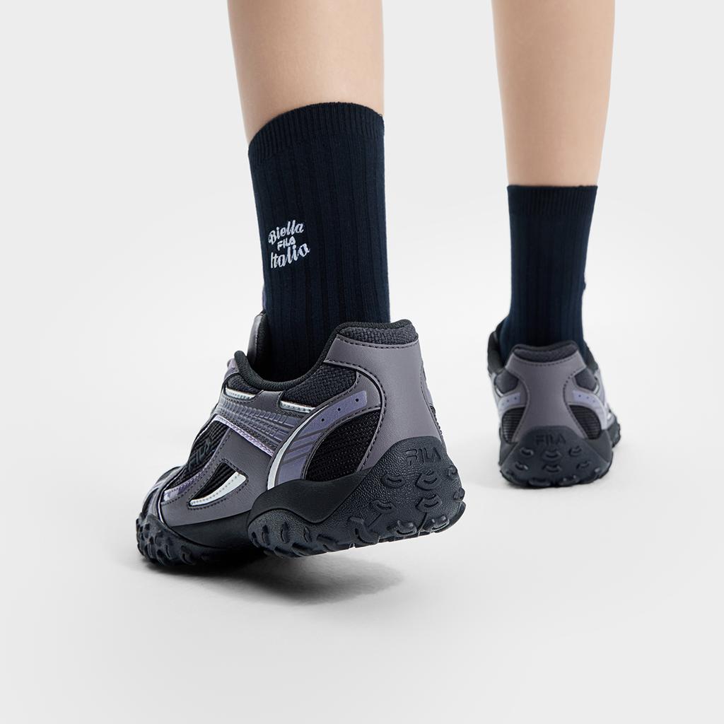 Fila Pebble Ballet Shoes Fashion Comfortable Versatile Durable Low-Top Running Shoes Women Sneaker Gray White F12W512107FCW