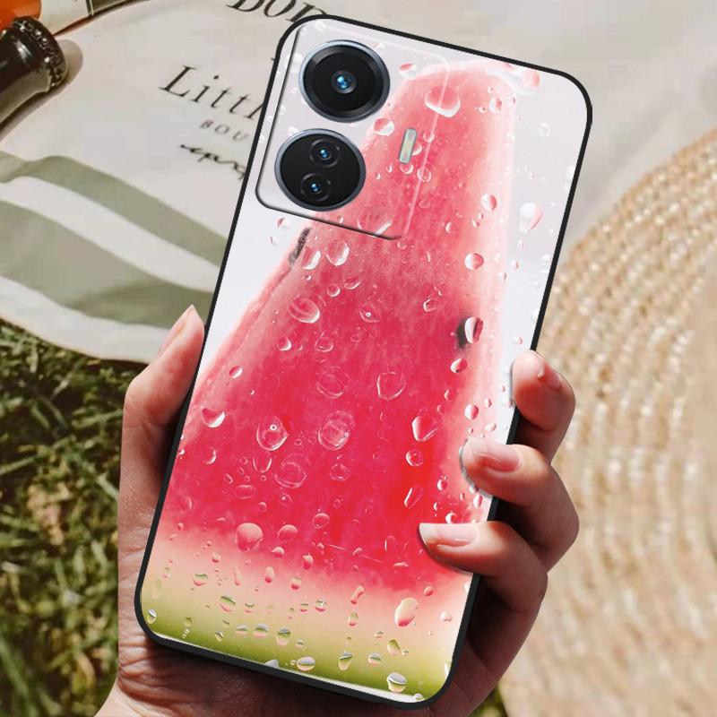 Etui dla vivo T1 4G VivoT1 V2153 Miękkie Silikonowe Etui na Tył z TPU dla vivo T1 44W Etui na Telefon Snapdragon 680 Ochronne Modne Coque
