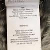 STEFANEL Hooded Rabbit Fur poncho Gray Jacket Women Used
