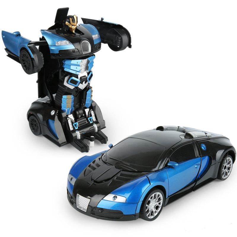 1:12 Remote Control Gesture Sensing Transforming Car Toy - 677 Transforming Robot