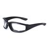UV400 Optische Fahrradbrille Schutzrahmen aus PC Motorradbrille Schaumstoff-Schutzbrille für Outdoor-Aktivitäten