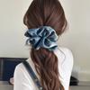 Damen Haargummi Verstellbares Elastisches Haargummi Gefaltetes Design Große Größe Haarseil Dutt Zopfhalter Haaraccessoire