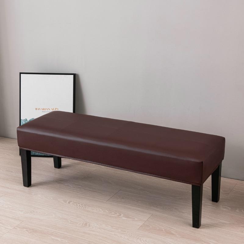Coprisedia da Pianoforte Jacquard Impermeabile Copribanchi da Pranzo Jacquard Elasticizzato Coprisedile Rettangolare Monocolore per Sgabello