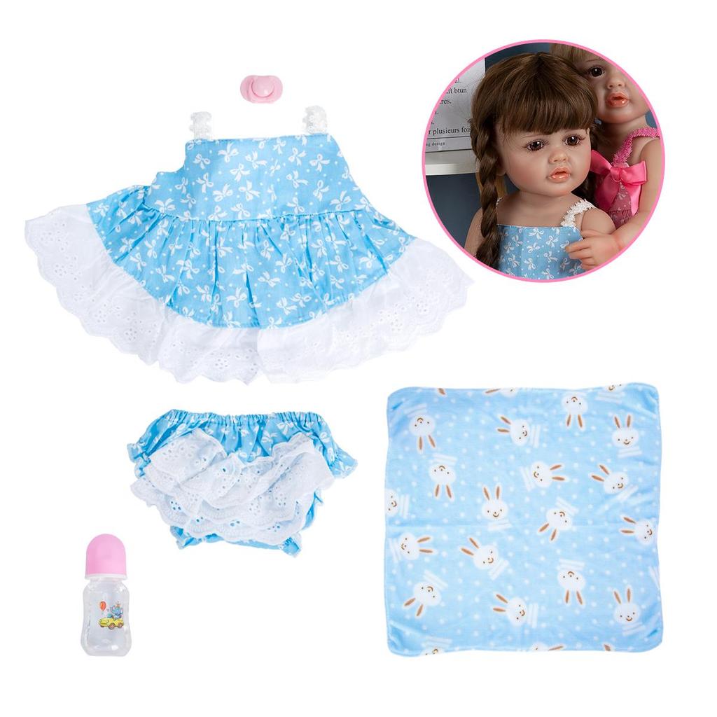 55 cm Reborn Baby Dolls Viso kūno silikonas Betty Reborn Toddler Girl Princess Vandeniui atsparus žaislas mergaitėms