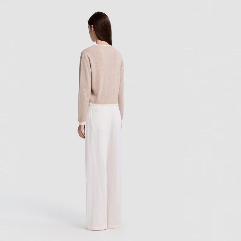 ELLASSAY Women's Slim-Fit Round Neck Knit Cardigan