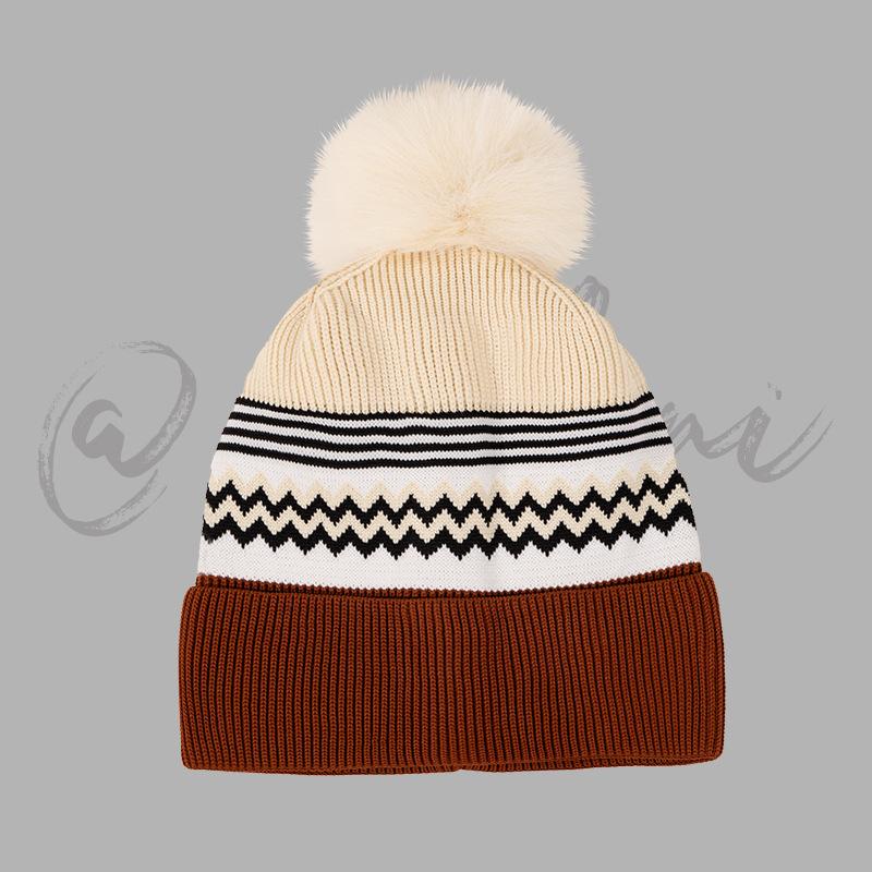 New Color Matching Four Seasons Flying Knitting Men and Women Knitted Hat Big Head Circumference Cold Hat Men Temu Lazy Wind