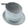 Versatile Top Hat for Birthday Celebrations Shiny Hats, Glitter Adult Kids, Colorful Magician Hat, Victorian Dress Up Christmas Sparkly Hats