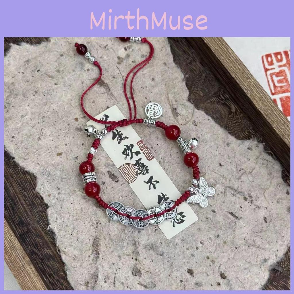 Trendy New Chinese Style Handwoven Bracelet For Women Alloy Plating Geometric Shape