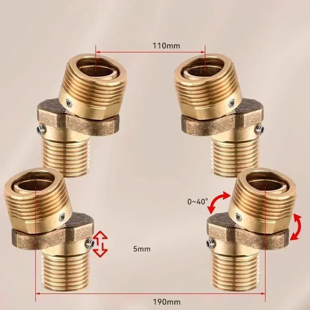 360 Degree Rotation As Shown Adjustable Shower Faucet Adjustable Leg Length Customizable Outlet Angle Easy Installation