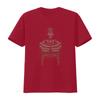 Vintage Tribal African Elder Unisex Gold Print Cool Streetwear Casual T Shirt vintage Washed Stylish Breathable homme Stretched