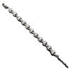 Fashion Metal Cross Pearl Diamond Bracelet Female, Silver Bride Simple Cold Wind Bracelet Bracelet