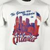 Vintage Atlanta Olympic Games T Shirt Mens Size Small 90s 1996 Skyline Cityscape