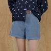 Corduroy High Waist Shorts