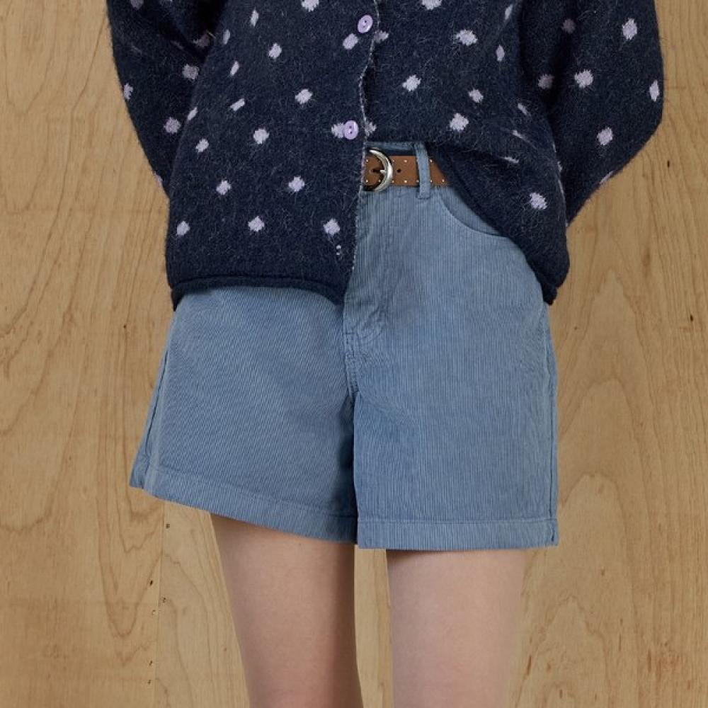 Maxza Corduroy High Waist Shorts Braun/77