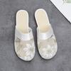 Fashion Women Summer Slippers Baotou Chinese Embroidery Flowers Sandals Ladies Casual Flip Flops National Indoor Outdoor Shoes