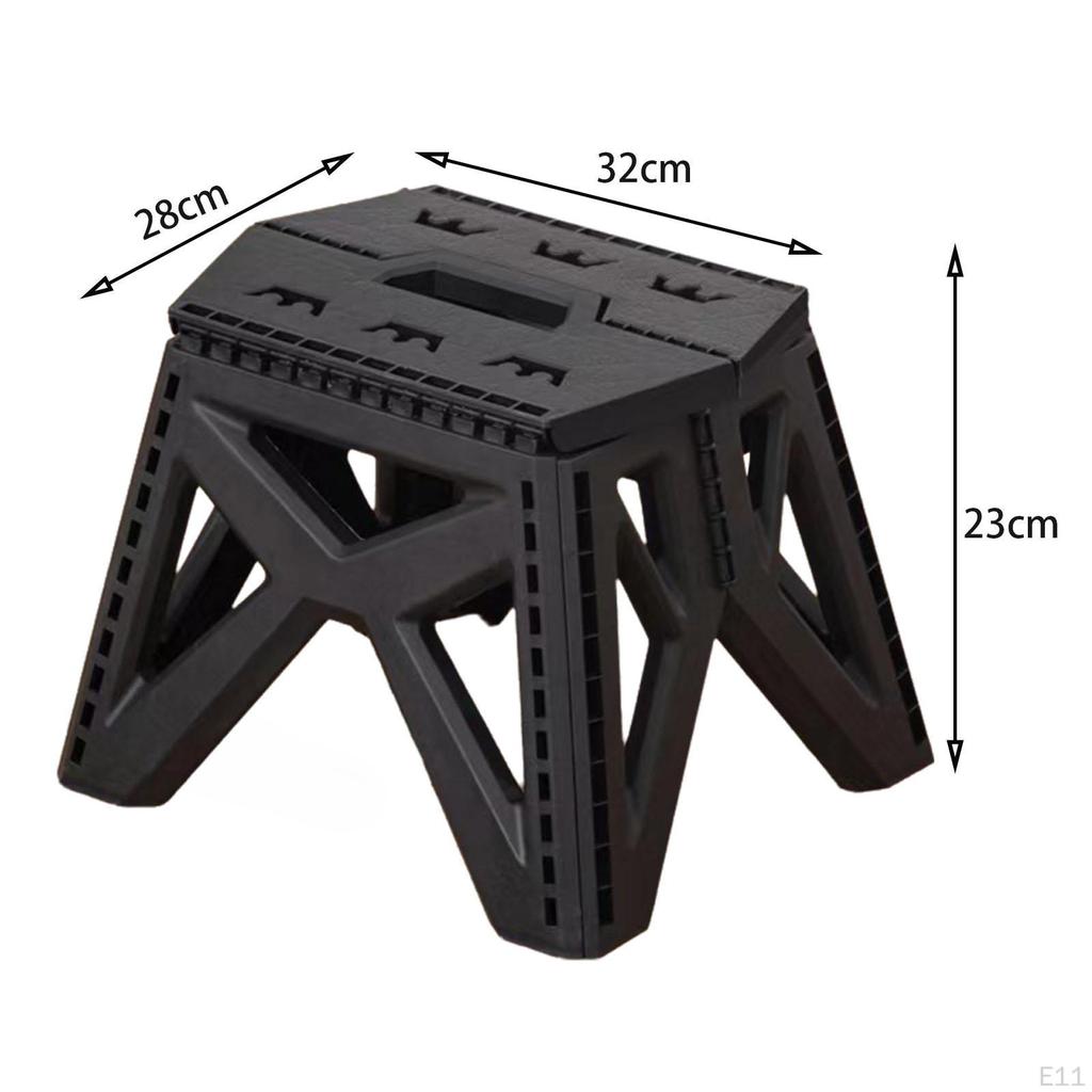 Camping Stool Chair Foot Rest Footstool Portable Folding Fishing for Backpacking