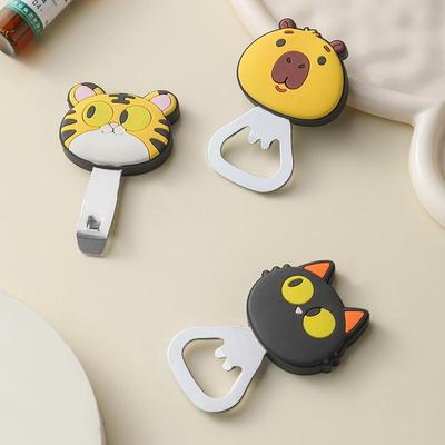 Schattige Magnetische Cartoon Flesopener en Koelkastmagneet
