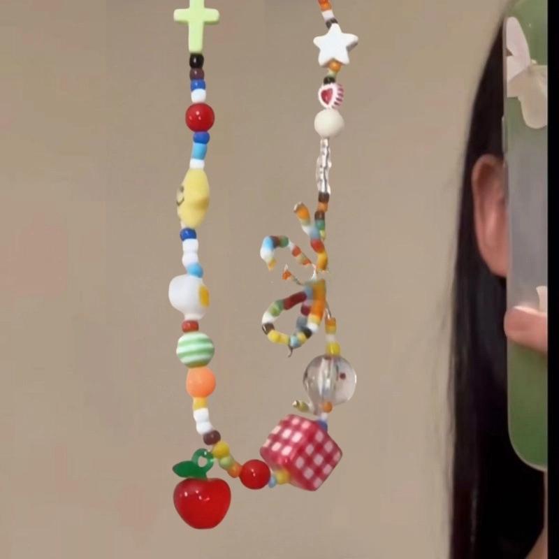 1 Piece Summer Sweet Women Choker Collarbone Chain  Pearl Fringe Necklace Luxury Minimalist Accessories