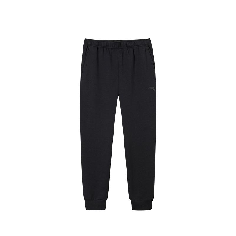 Anta Training Series Simple Fashion Mid Waist Loose Versatile Cuffed Knitted Sports Pants Men Bottoms 152537323-2