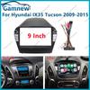 9 Inch Car Frame Fascia Adapter Canbus Box For Hyundai Ix35 Tucson 2009-2015 Android Radio Dash Fitting Panel Kit