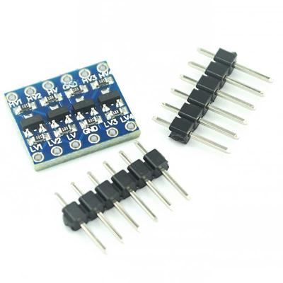5 Stück/Los 4-Kanal IIC I2C Logikpegelwandler Bidirektionales Modul 5V zu 3,3V