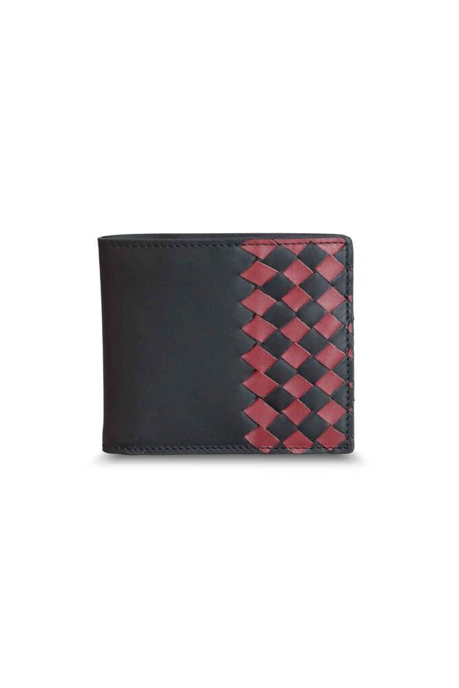 

Guard Matte Black Red Handmade Leather Men s Wallet