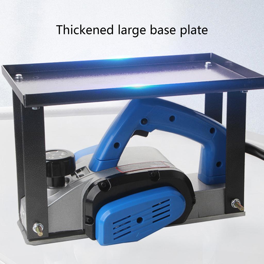 Electric Planers Guide Table Flip Planer Black Steel Rack Practical Carpentry