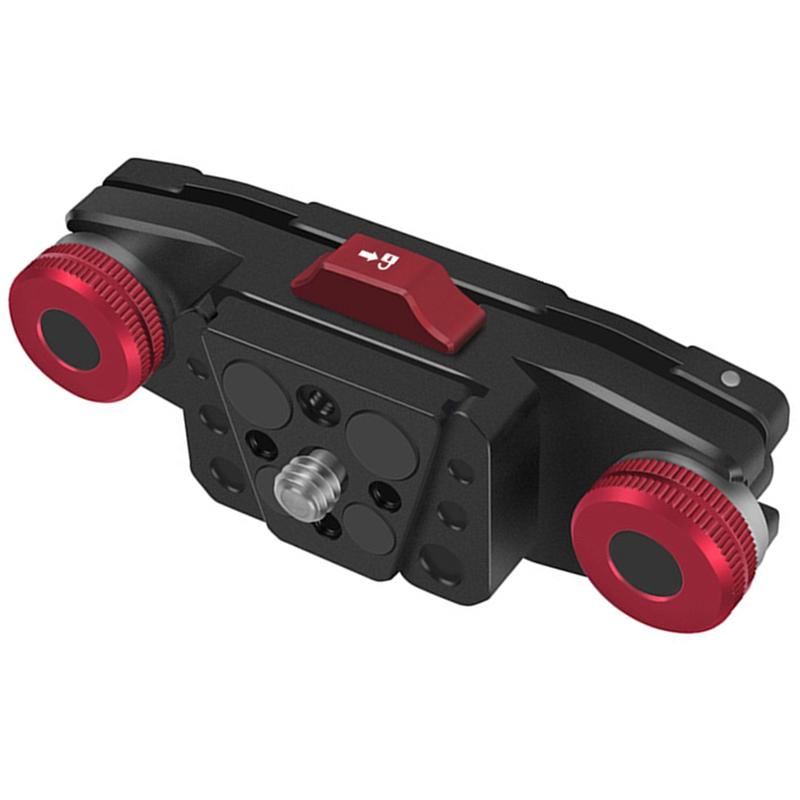 

Black Camera Waist Belt Clip Quick Release Plate Mount Anti-shake Fast Switch Tool For Slr Gimbal Shoulder Strap Tripod Clamp чорний