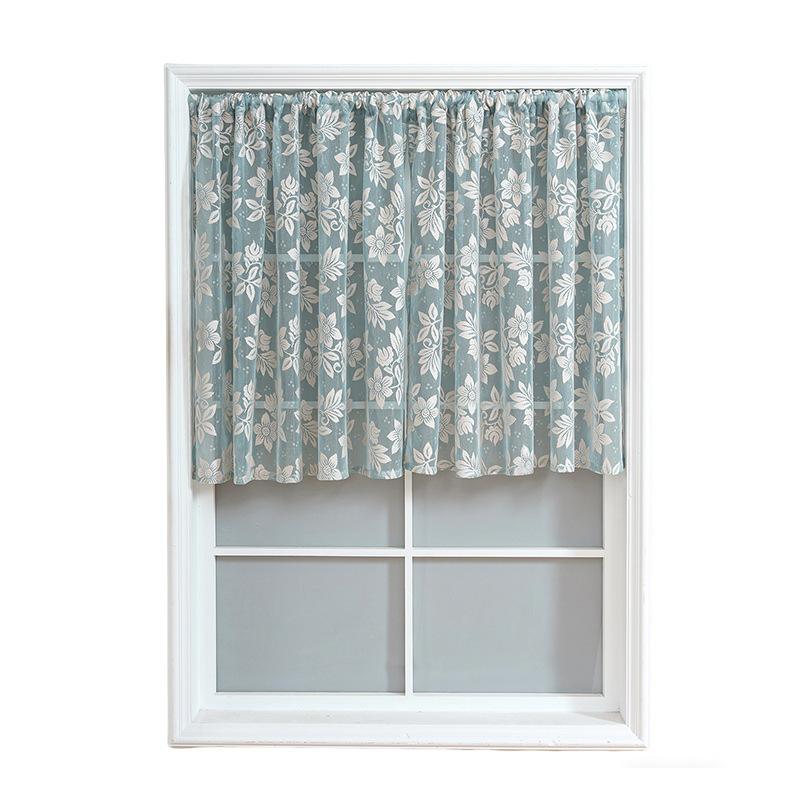 Coffee Curtain Small Fresh Simple Wind Modern Window Screen Living Room Bedroom Homestay Finished Light Transmission Curtain Window Screen