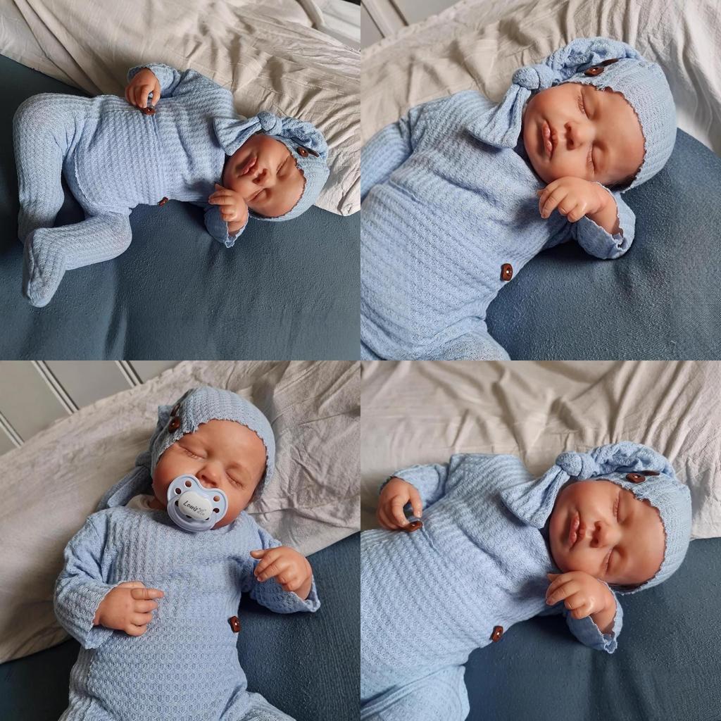 Silicone Reborn Baby Doll 49cm Realistic Toy For Collectors And Gift Recipients