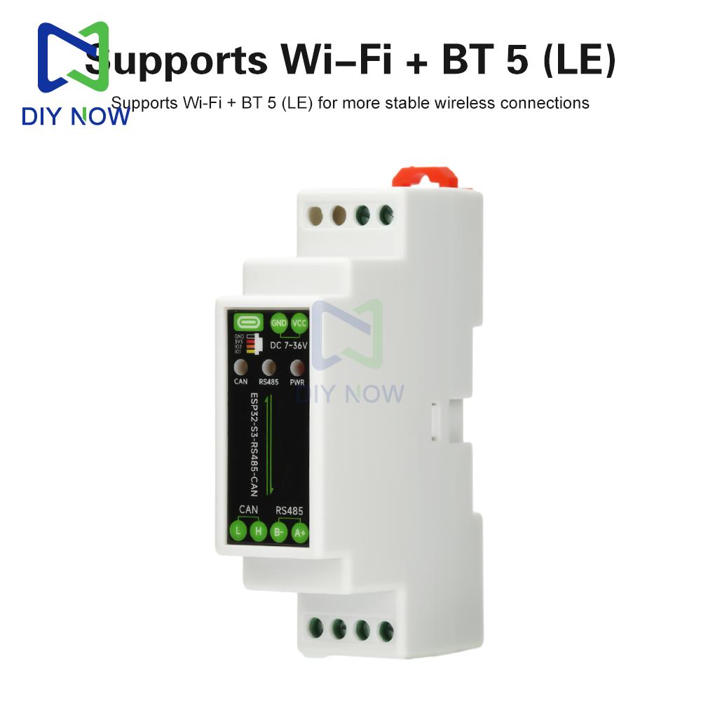ESP32-S3-RS485-CAN 1-way WiFi Bluetooth Relay Industrial Control Board Isolated RS485/CAN Industrial Expansion Module or Sensor