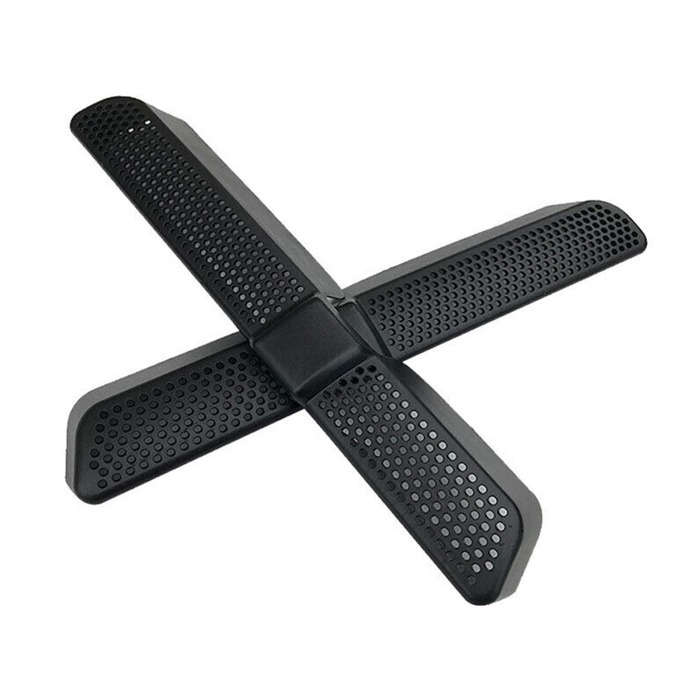 Rear Air Outlet Grille Air Vent Cover Interior Car Rear Air Outlet Black No Effect On Air Flow Multiple Hole Design