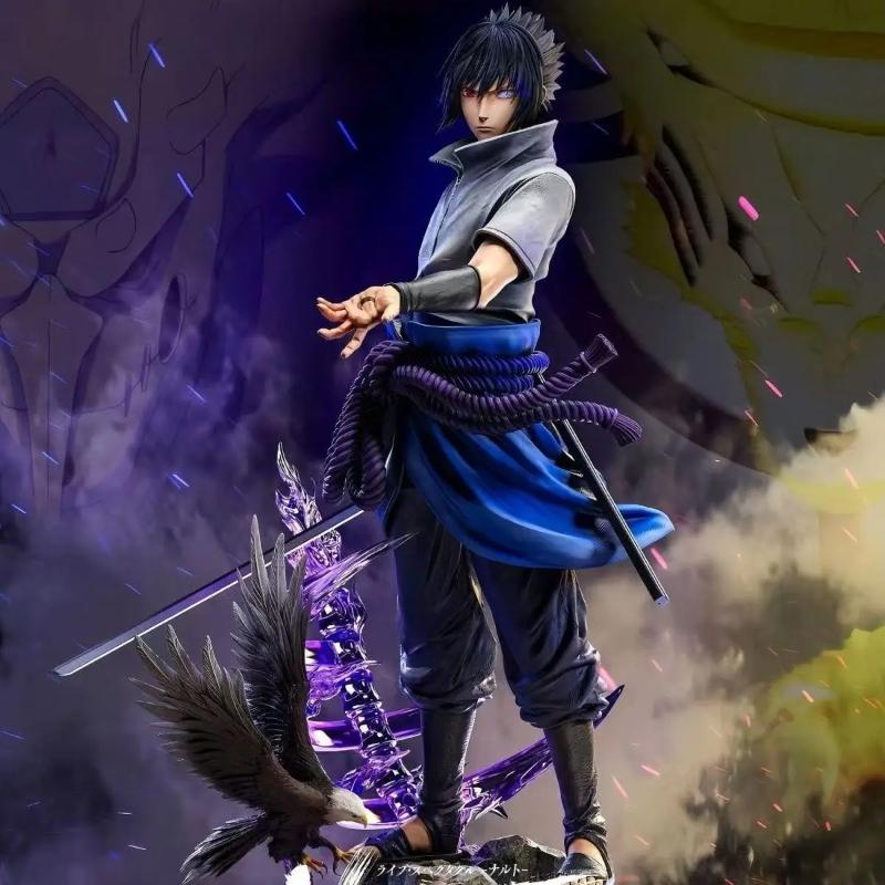 Shippuden Figur Uzumaki Uchiha Sasuke Anime PVC Actionfigur Spielzeug Statue Sammlermodell Puppe Geburtstagsgeschenke Anime Figur