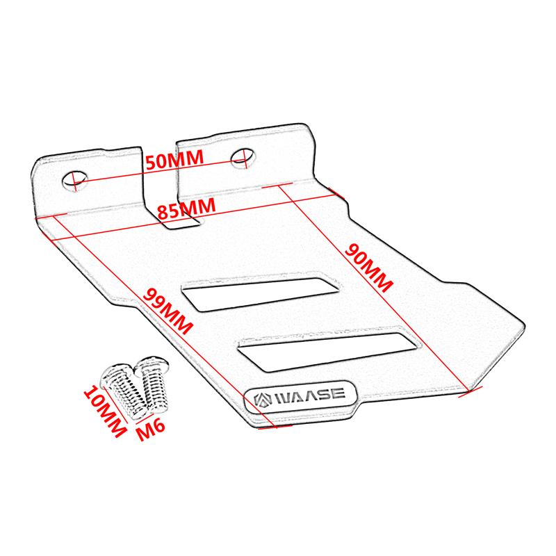 waase For Honda CRF1000L CRF 1000 L Africa Twin 2016 2017 2018 2019 Rear Lower Chain Guard Cover Frame Protector