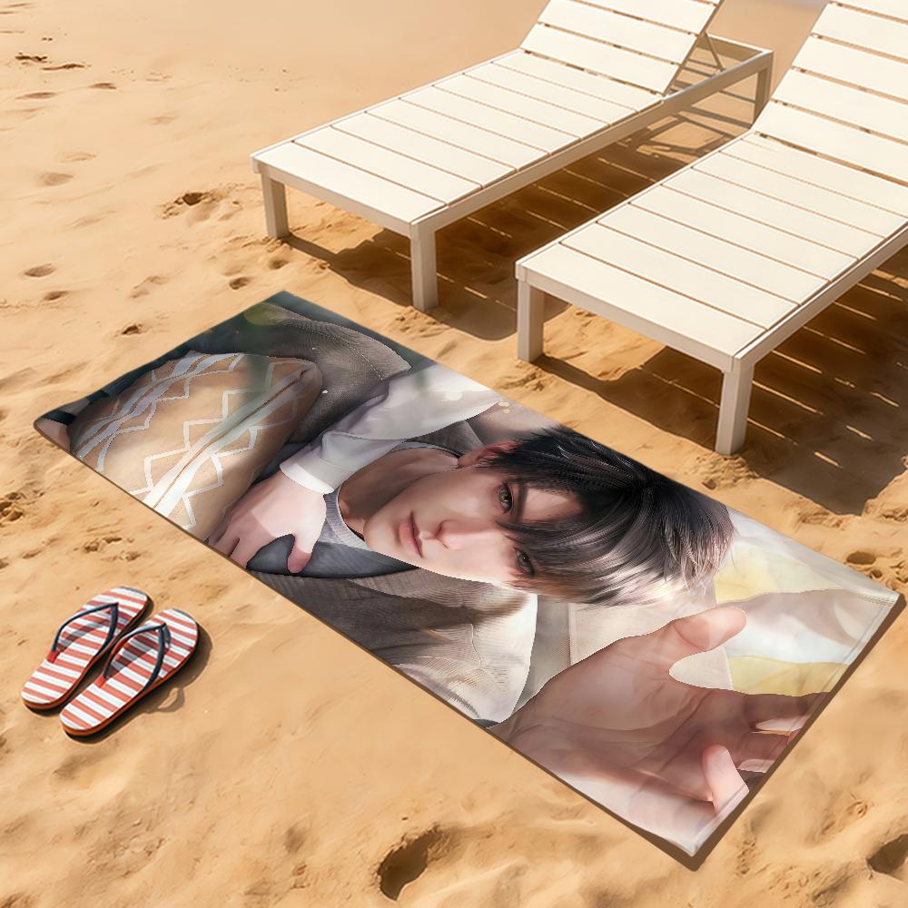 game Zayne muscle Love and Deepspace Towel Soft Quick Dry Beach Towels for Gift Travel Gym bathing Spa Camp sport Pool Towel