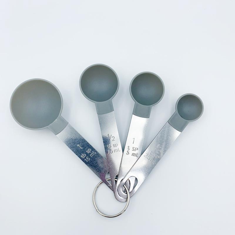 8-Piece Kitchen Measuring Spoon & Cup Set with Stainless Steel Handles