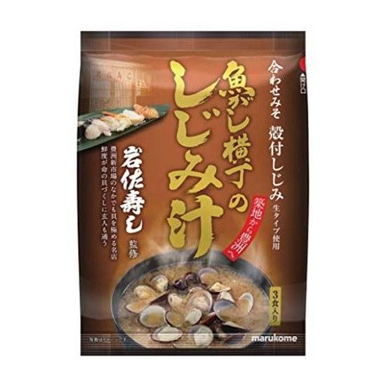 Marukome Uogashi Yokocho Shijimi Soup Instant Miso 3 servings x 10 bags