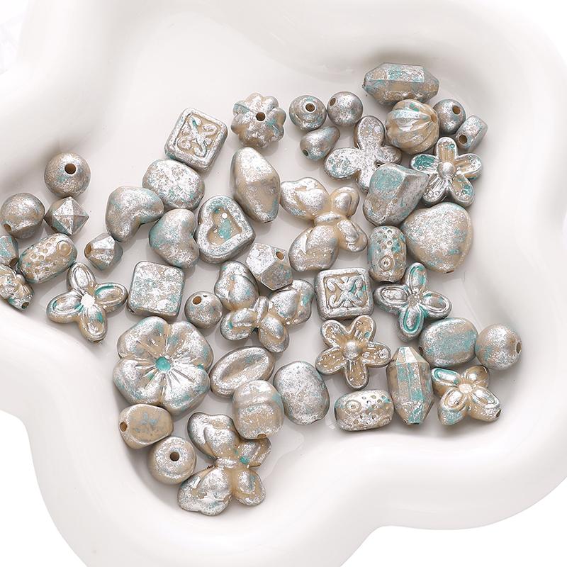 10g/bag 5-20mm Acrylic Imitation Picasso Blend Beads DIY Bracelet Necklace Earrings Jewelry Accessories